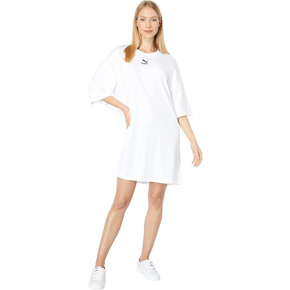 PUMA Classics Womens Tee Dress Puma-White-Medium-NWT-C178